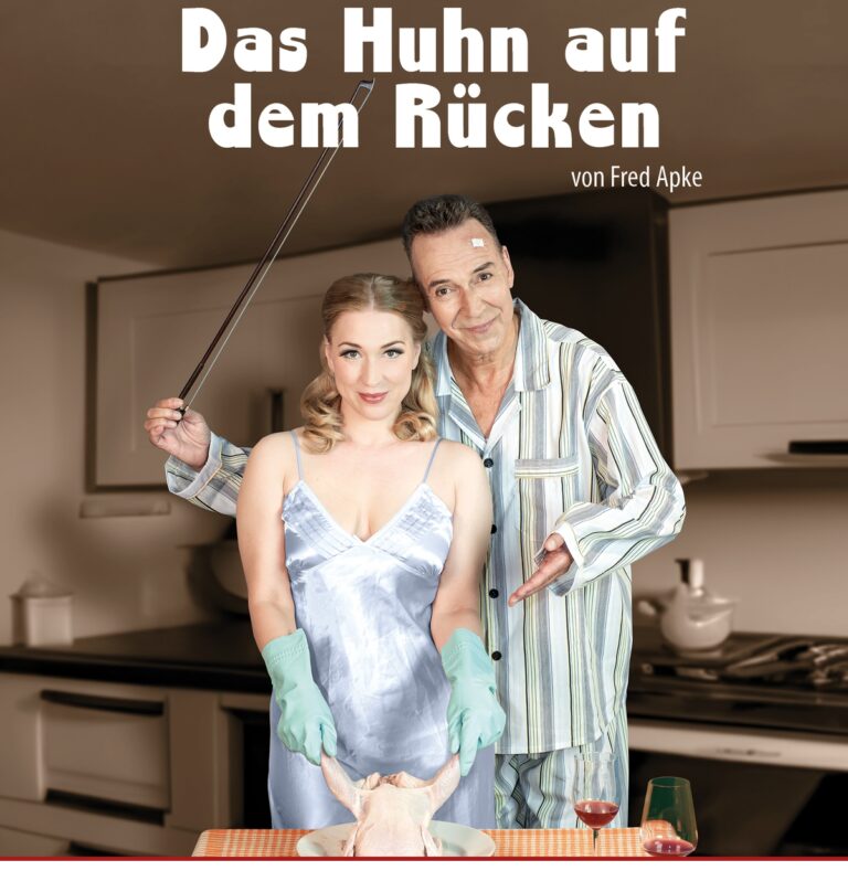 Das Huhn auf dem Rücken