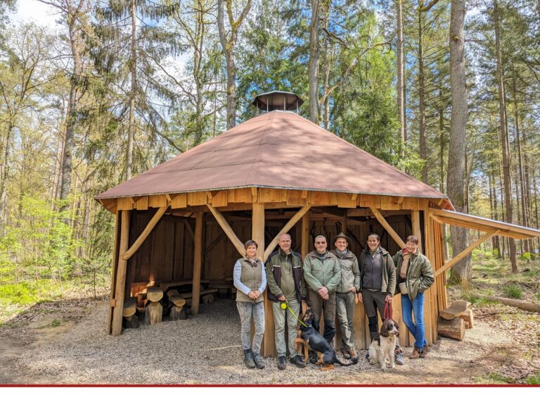 Schutzhütte im FriedWald Fürstenwalde