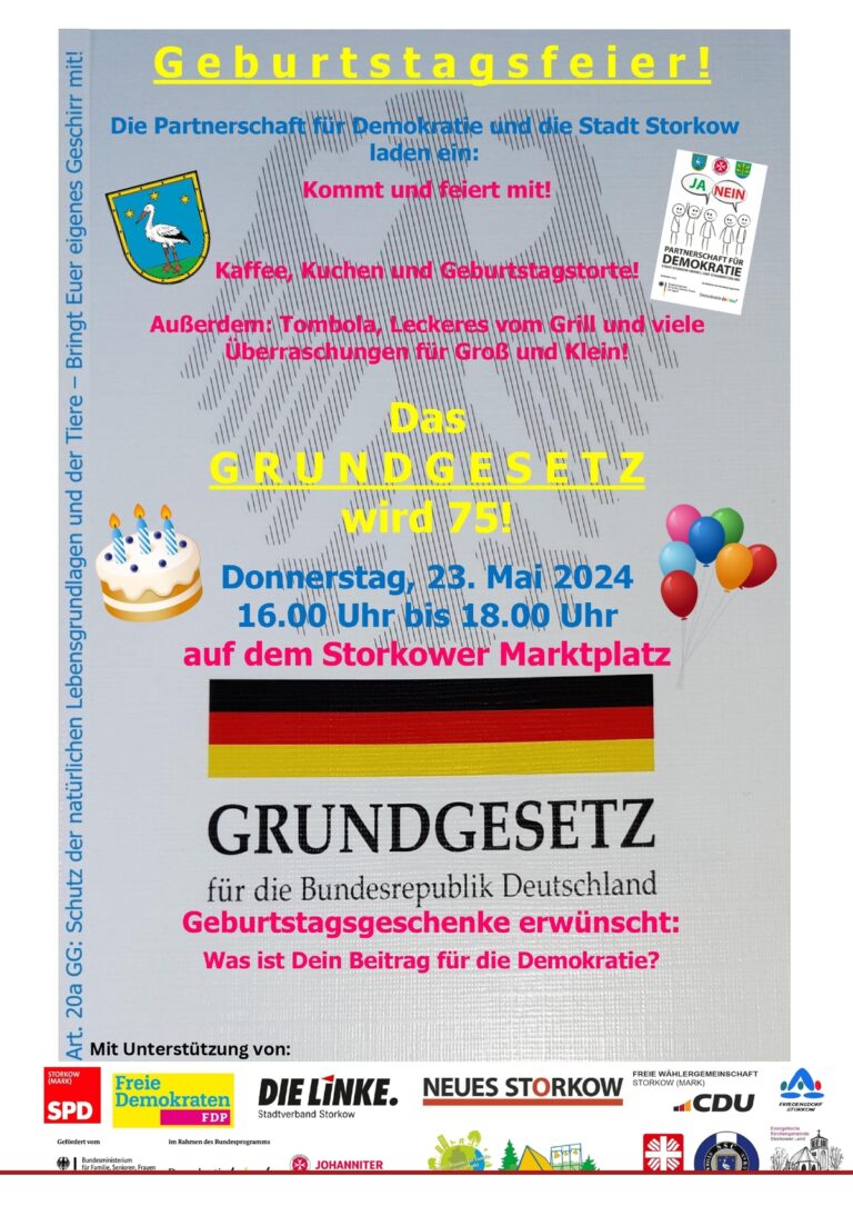 Das Grundgesetz feiert Geburtstag
