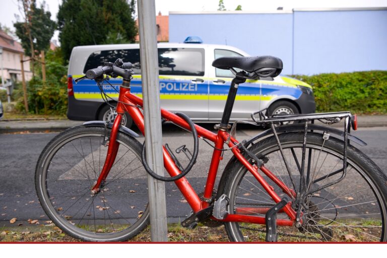 Vorsicht, Fahrraddiebstahl!