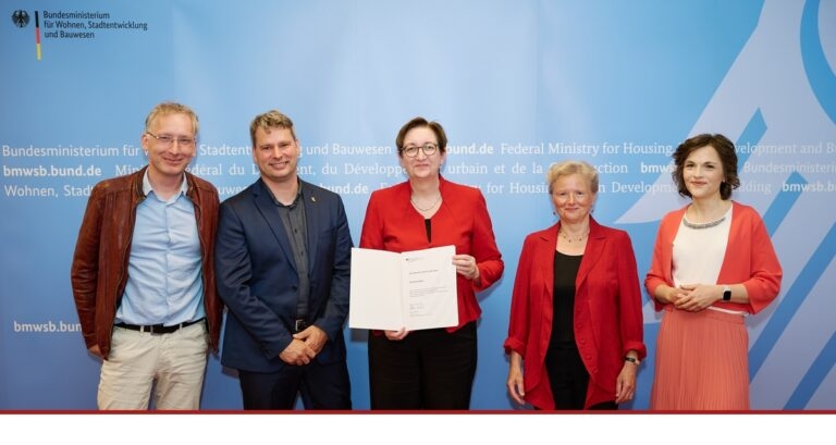 Förderbescheid zur Regionalentwicklung