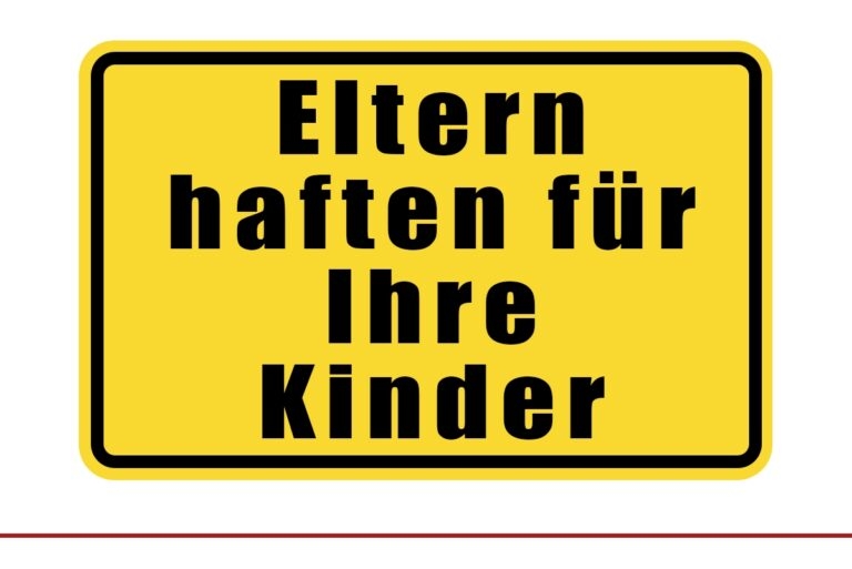 Wann Eltern für ihre Kinder haften