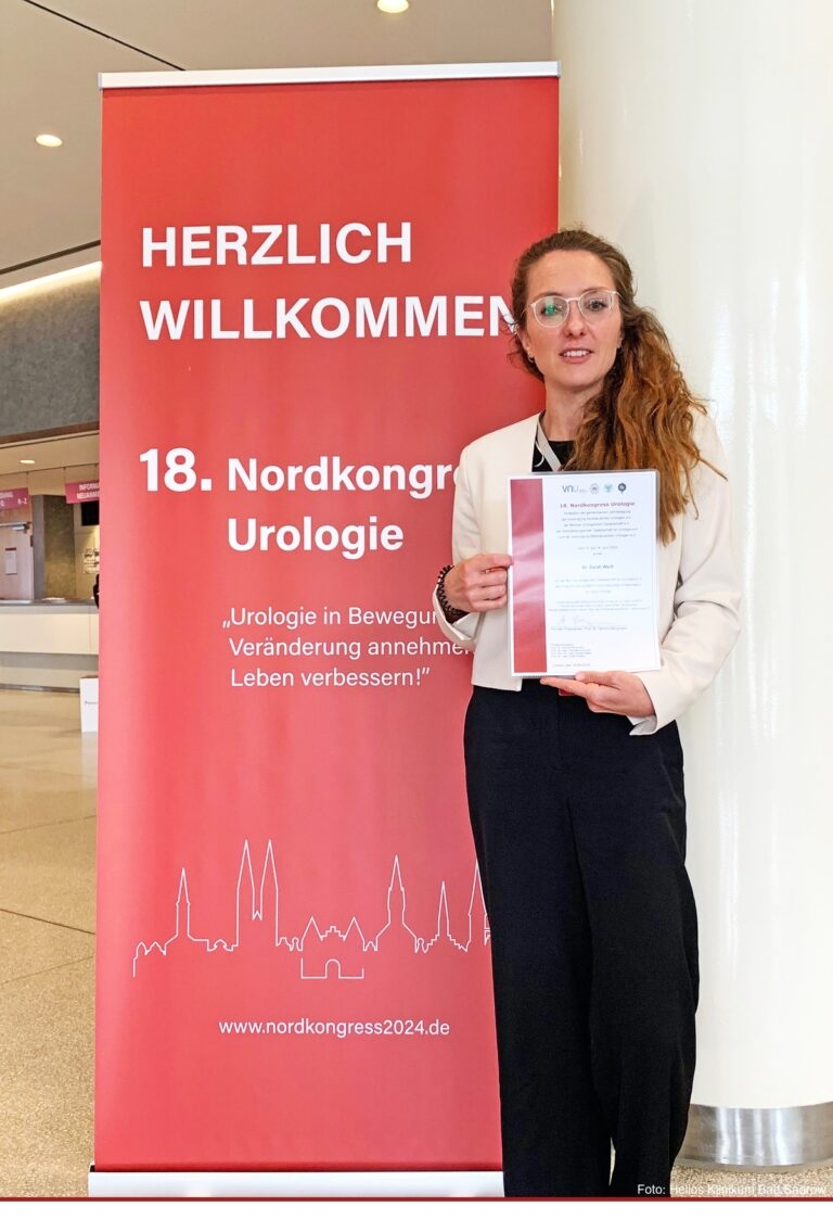 Wissenschaftlicher Preis für Urologin