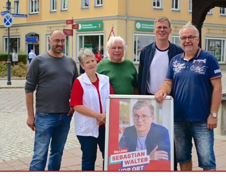 Der Spitzenkandidat der Brandenburger Linken