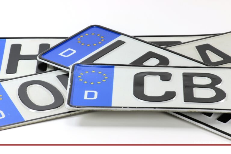 Frühstart fürs Nummernschild