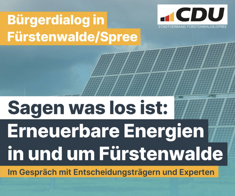 Einladung zum Bürgerdialog am Donnerstag