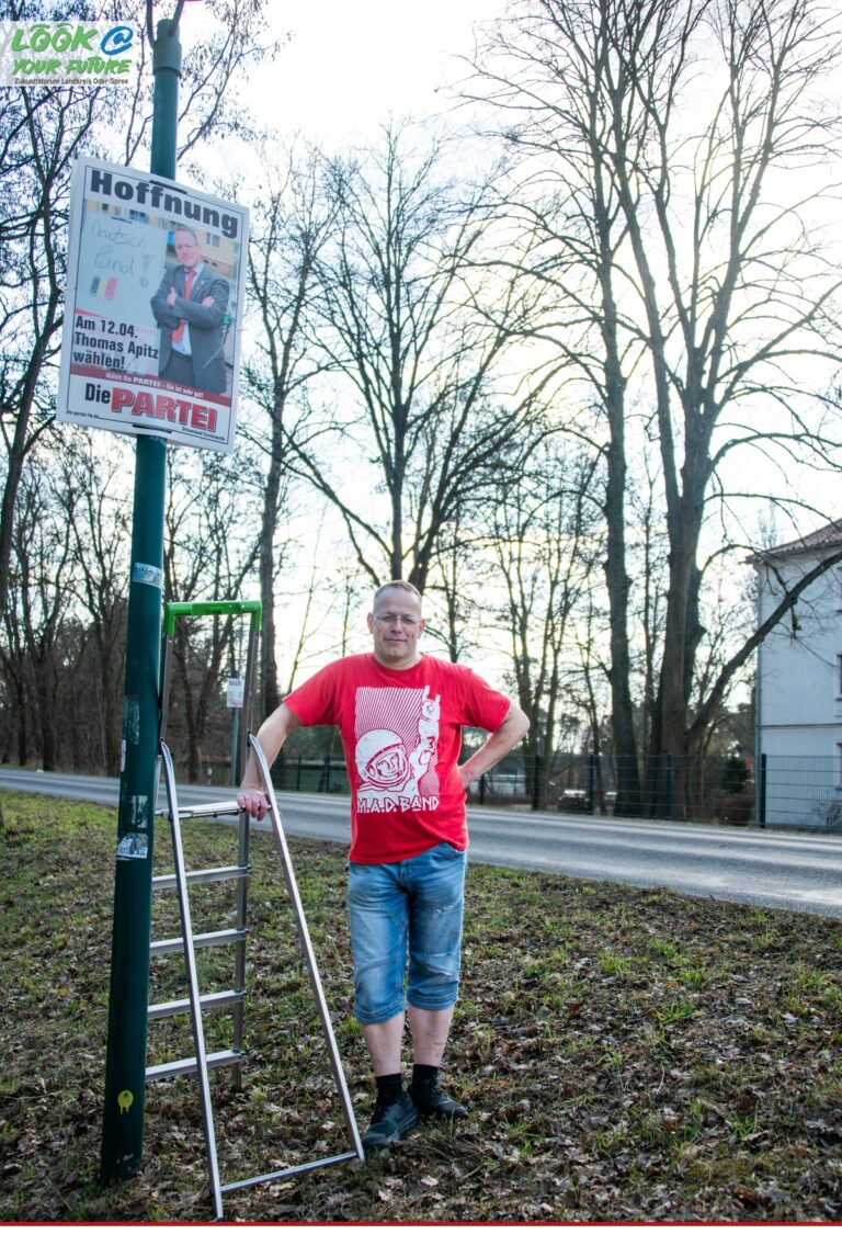 Plakatstart im Bürgermeisterwahlkampf