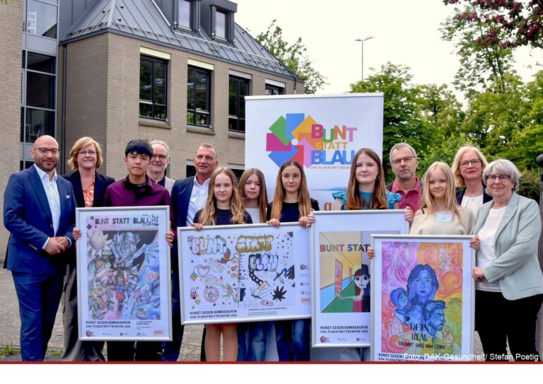 bunt statt blau