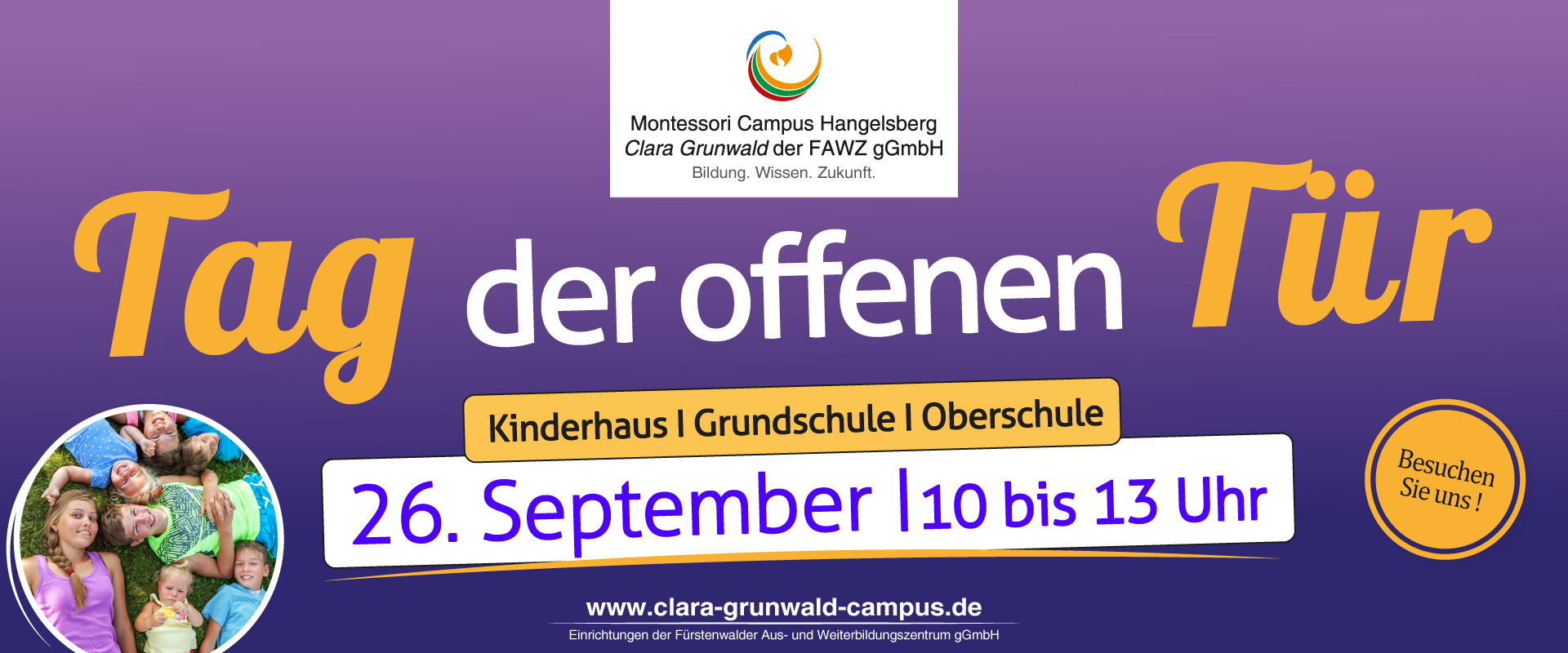Anzeige: Tag der offene Tür FAWZ