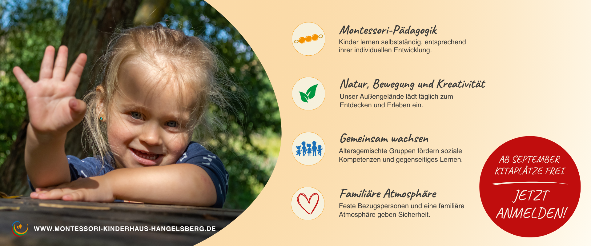 Anzeige Montessori Kinderhaus Hangelsberg