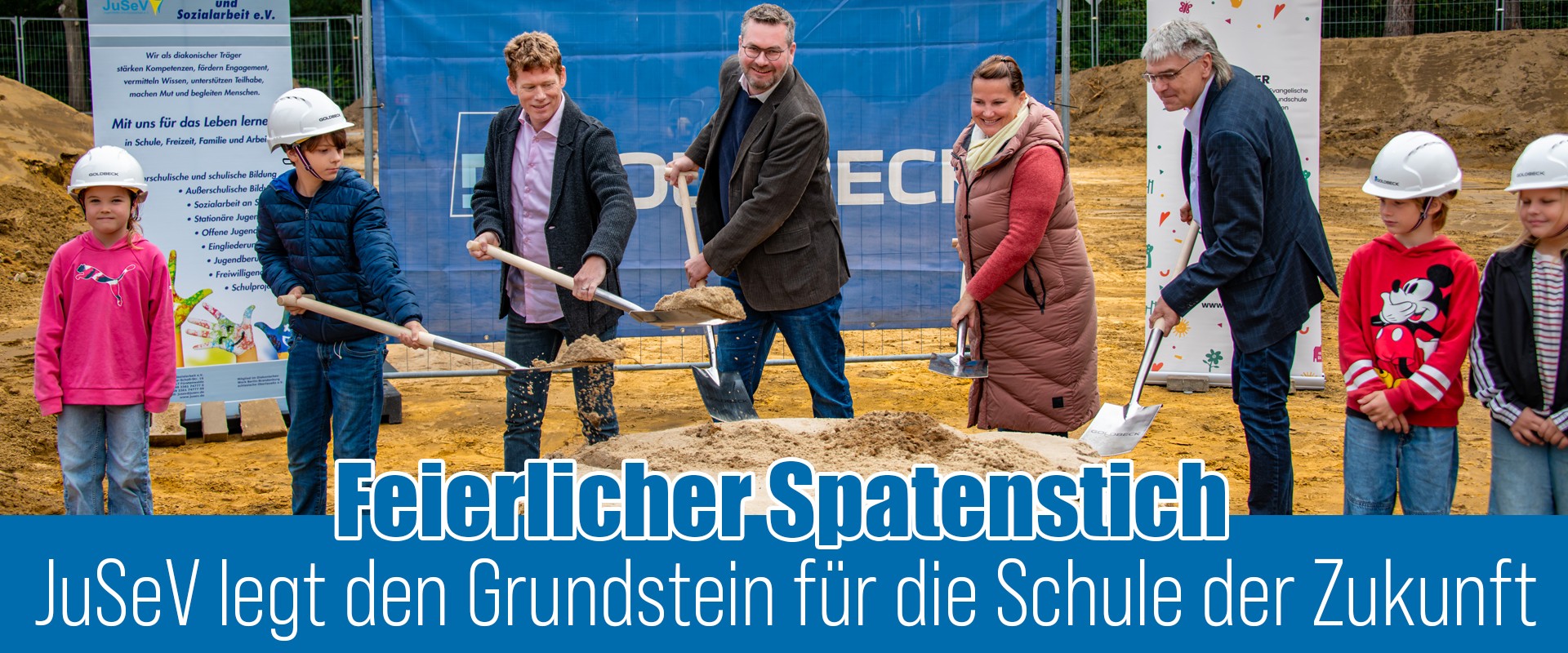Feierlicher Spatenstich