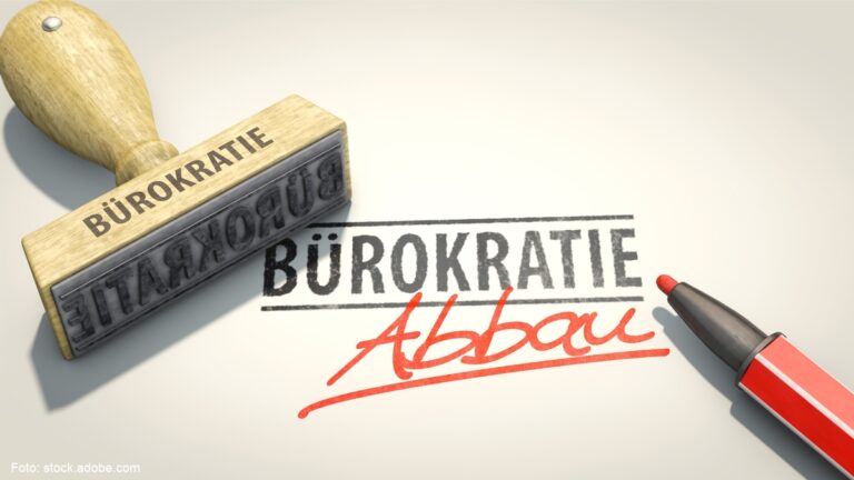 Weniger Bürokratie