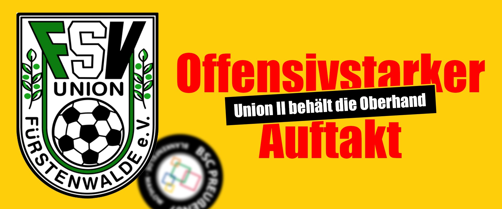 Offensivstarker Auftakt